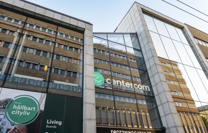 Kontorsfasaden i Norrköping